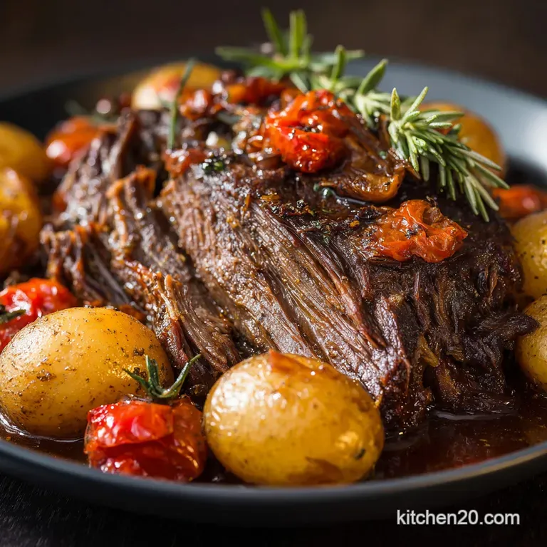 The Ultimate 90-Minute Instant Pot Pot Roast: a Proper Sunday Dinner presentation