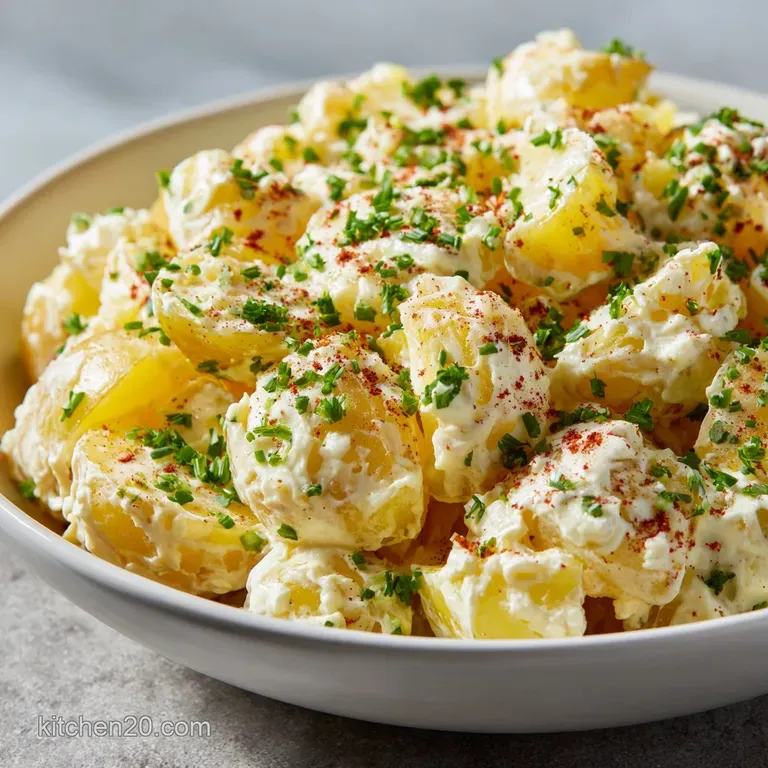The Speedy Solution Instant Pot Potato Salad with Perfectly Cooked Eggs presentation