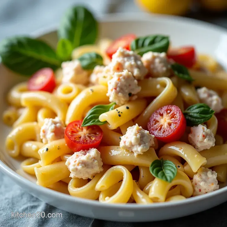 Irresistible Crab Pasta Salad A Summer Garden Party Sensation