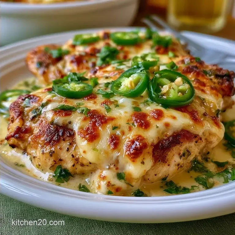 Baked Keto Jalapeno Popper Chicken