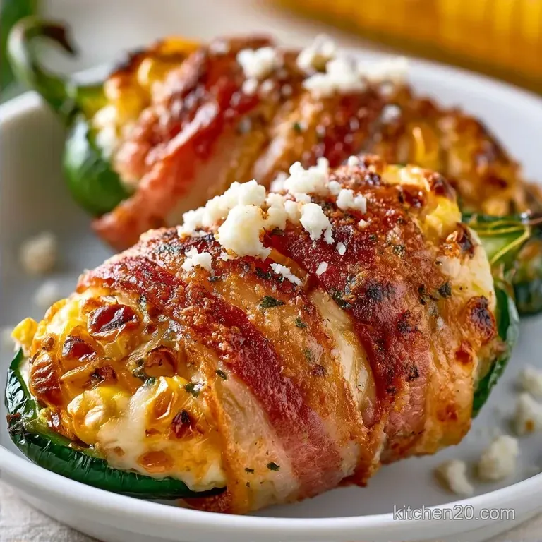 Jalapeno Popper Street Corn: Creamy and Smoky