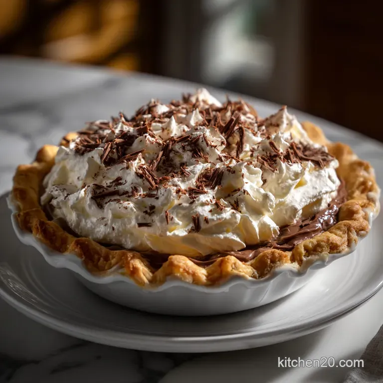 Joanna Gaines French Silk Pie: the Perfect Texture Contrast presentation
