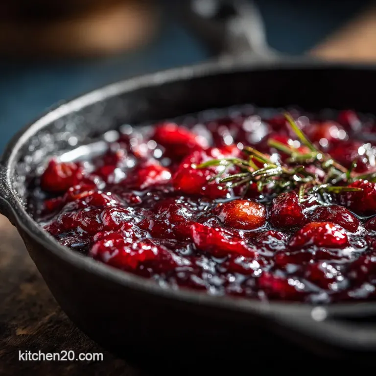 Julia Childs Easy Cranberry Sauce: the Grande Dames Effortless Classic presentation