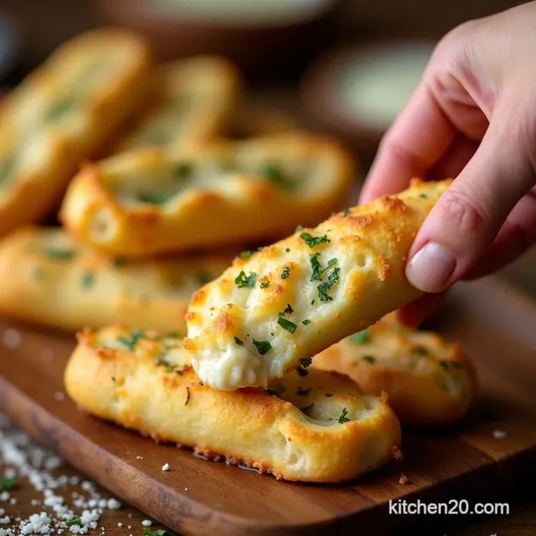The Ultimate Keto Cheesy Garlic Breadsticks Lowcarb Comfort Without the Compromise presentation
