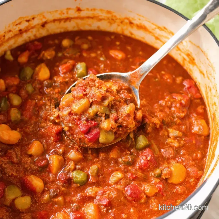 Kickin Cowboy Chili a Hearty Bowl of American Comfort presentation
