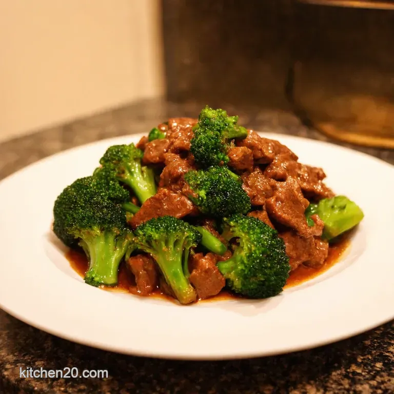 Kung Paow Betterthantakeout Beef and Broccoli presentation