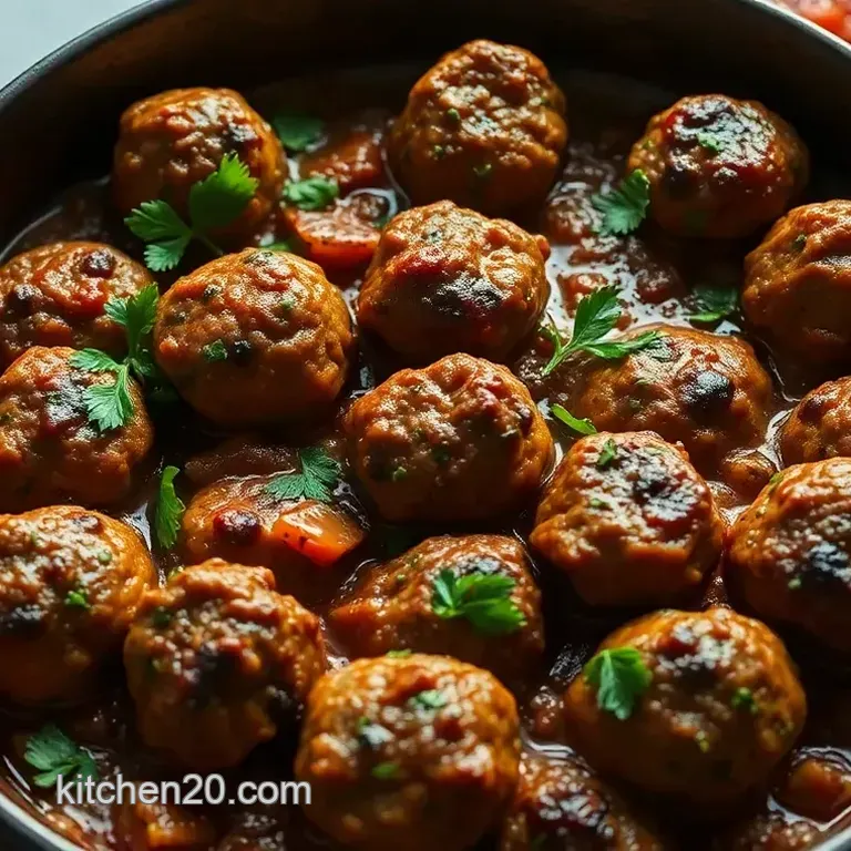 Lamb Kofte Meatball Traybake