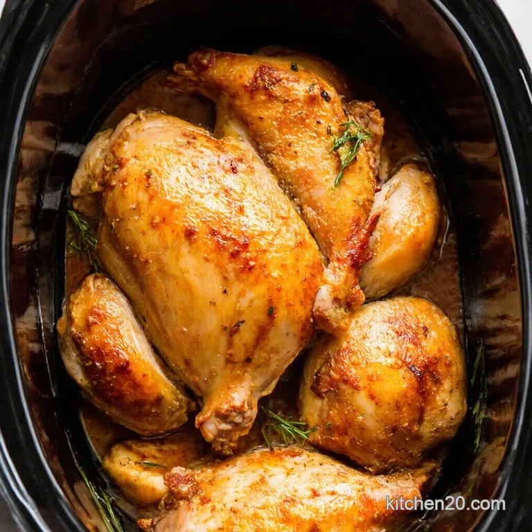 Lazy Sunday Lemon Herb Chicken Slow Cooker Simplicity