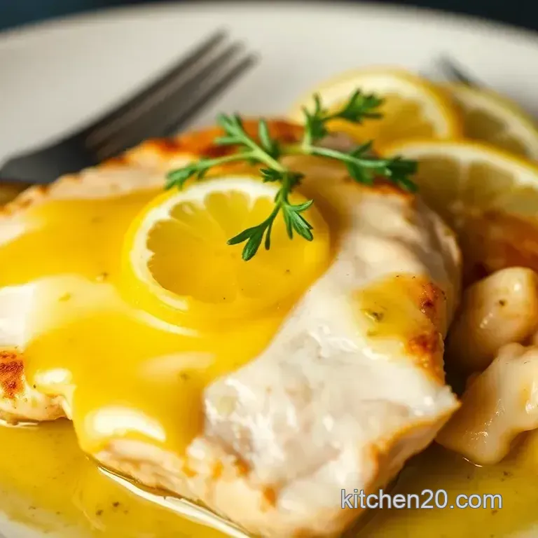 Lemon Butter Bliss: Perfectly Golden Chicken Francese