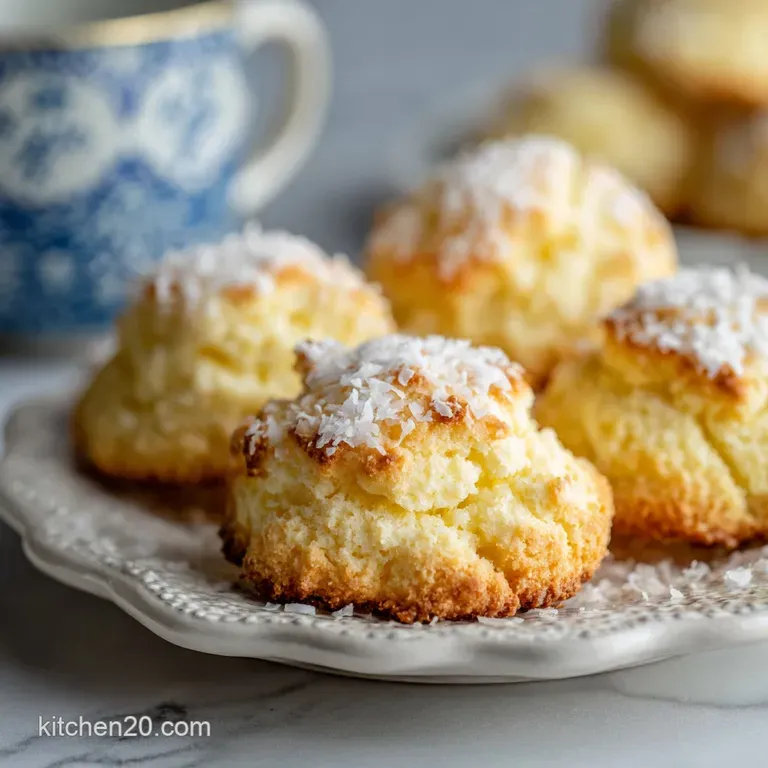 Lemon Coconut Cheesecake Cookies