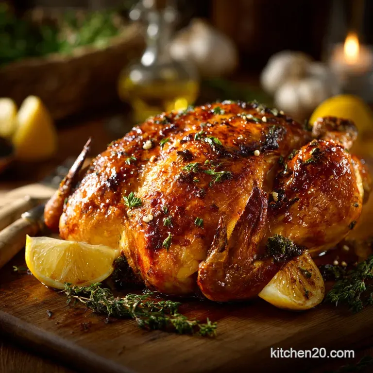 The Ultimate Lemon Garlic Roast Chicken Crispy Skin Juicy Perfection the Sunday Supper Classic presentation