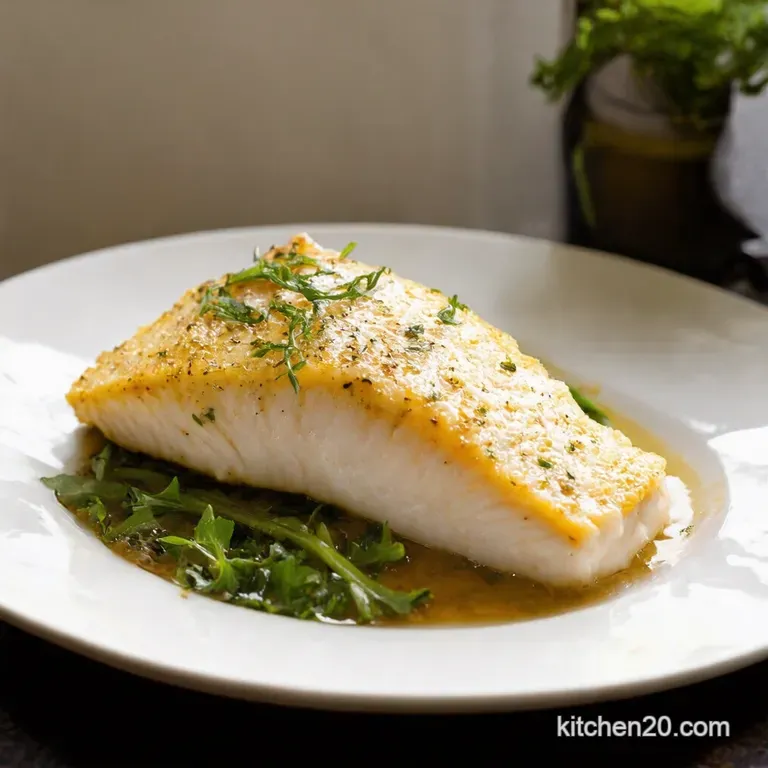 Lemon Herb Baked Cod with Roasted Mediterranean Vegetables presentation