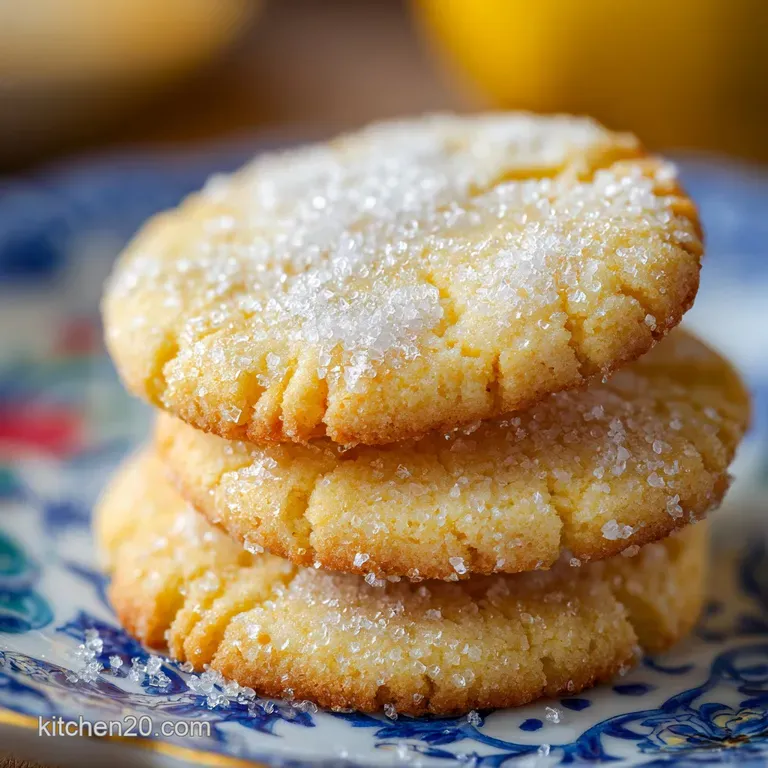 Lemon Sugar Cookies: Easy and Zesty