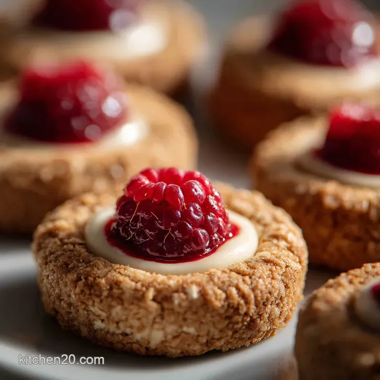 Low Carb Raspberry Cheesecake Cookies: the Cheeky Berry Blitz presentation