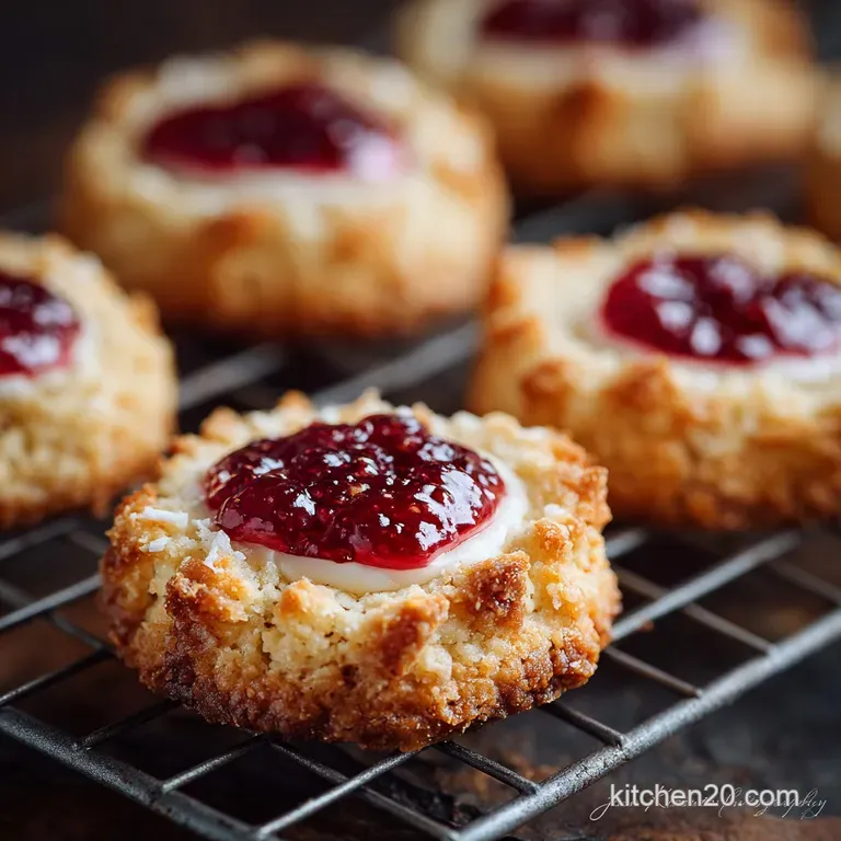 Low Carb Raspberry Cheesecake Cookies: The Ultimate Keto Thumbprint Treat
