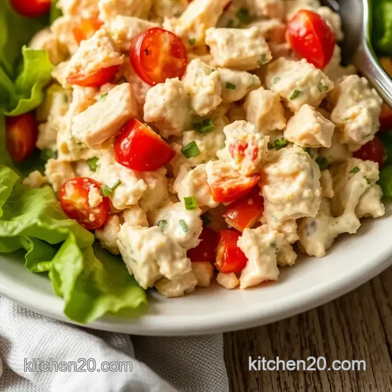 Make Chicken Salad: Quick & Creamy Delight presentation
