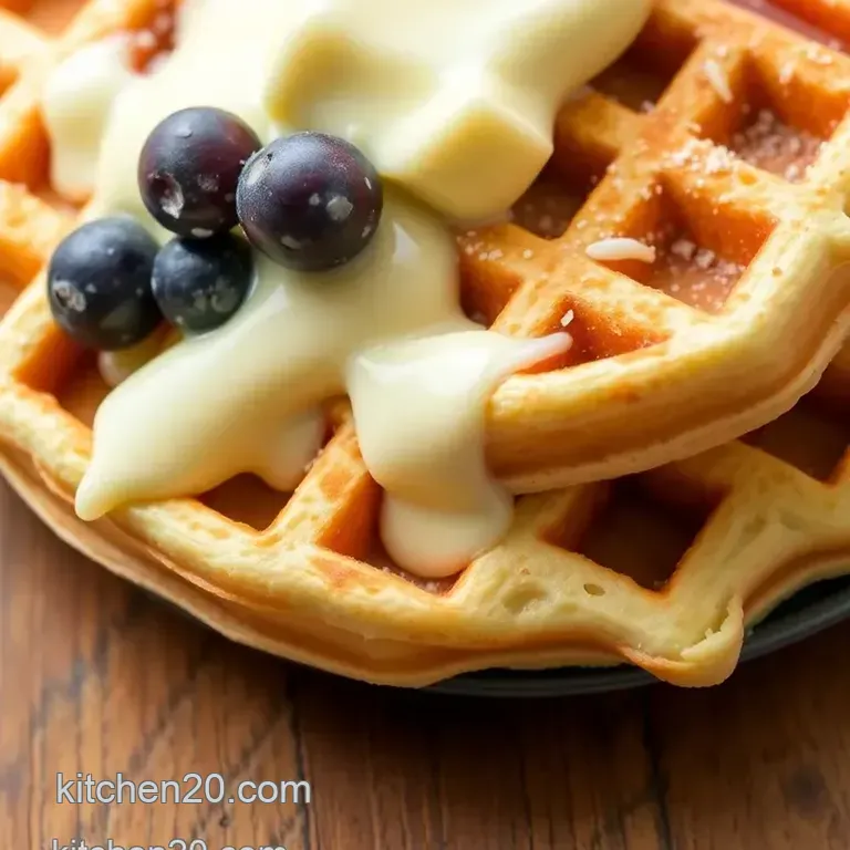Make Fluffy Waffles with Tangy Buttermilk presentation