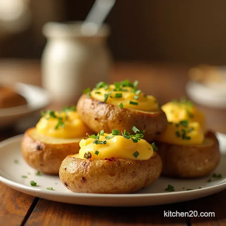 Makeahead Magic Twicebaked Potatoes presentation
