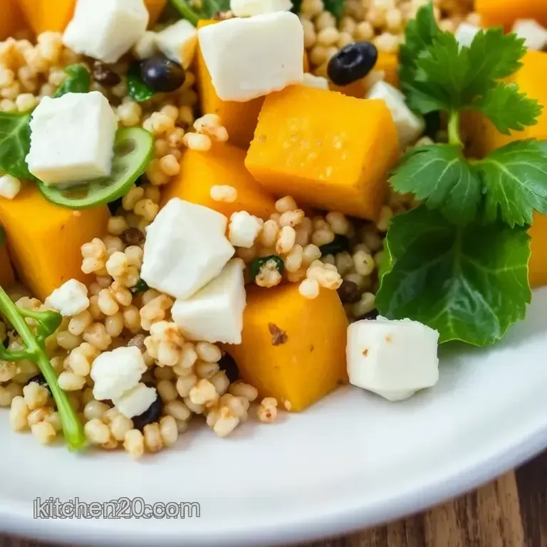 Maman Maylin Squash Salad presentation