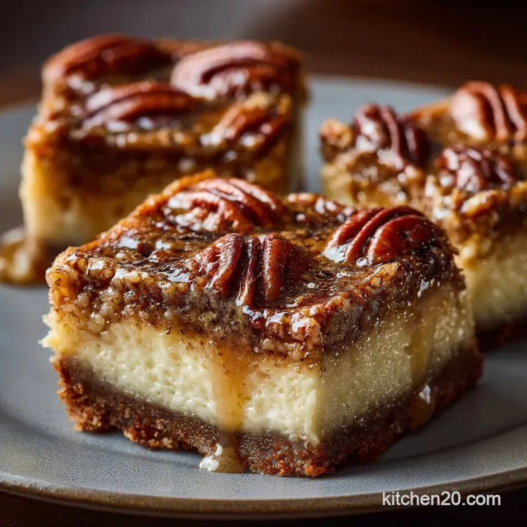 Thanksgiving Desserts: the Great Autumn Bake Maple Pecan Bars presentation