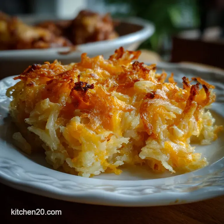 The Ultimate Crispy Hashbrown Casserole | No Sog!