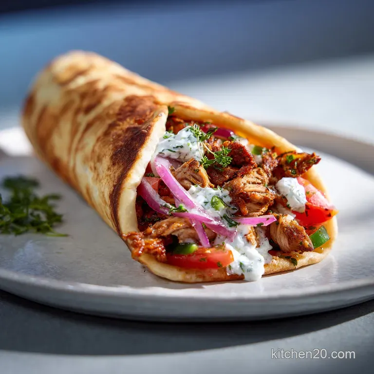 Mediterranean Chicken Gyros: Authentic Flavor