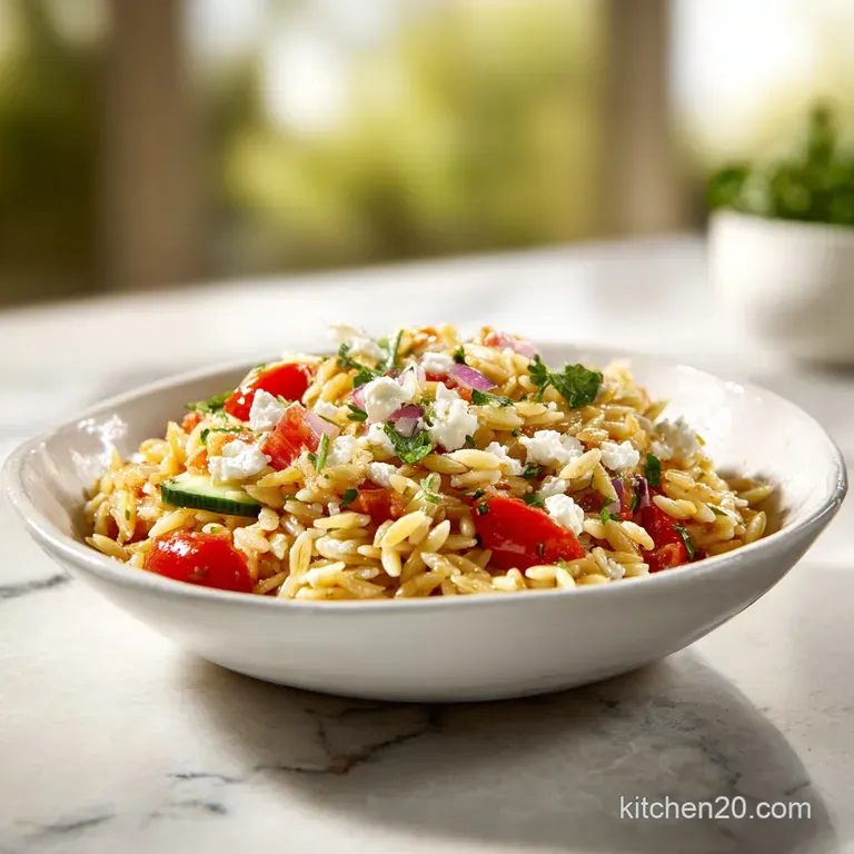Mediterranean Orzo Salad: Zesty and Crisp