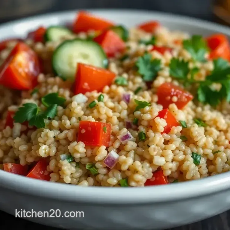 Mediterranean Quinoa Salad: A Wholesome and Flavorful Bowl
