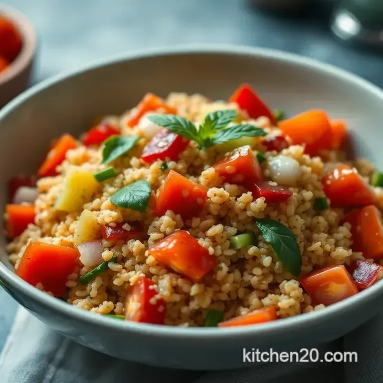 Mediterranean Quinoa Salad with Grilled Chicken