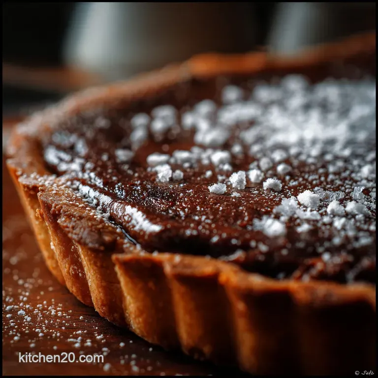 Chocolate Pie: the Midnight Silk Rich Creamy Custard Recipe presentation