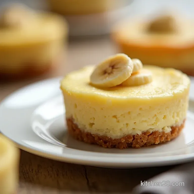 Mini Banana Pudding Cheesecakes A Taste of Southern Charm