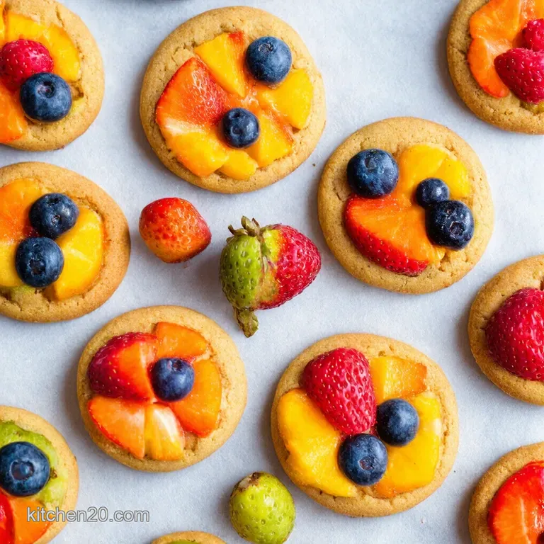 Mini Fruit Pizza Bites a Rainbow of Sweetness presentation