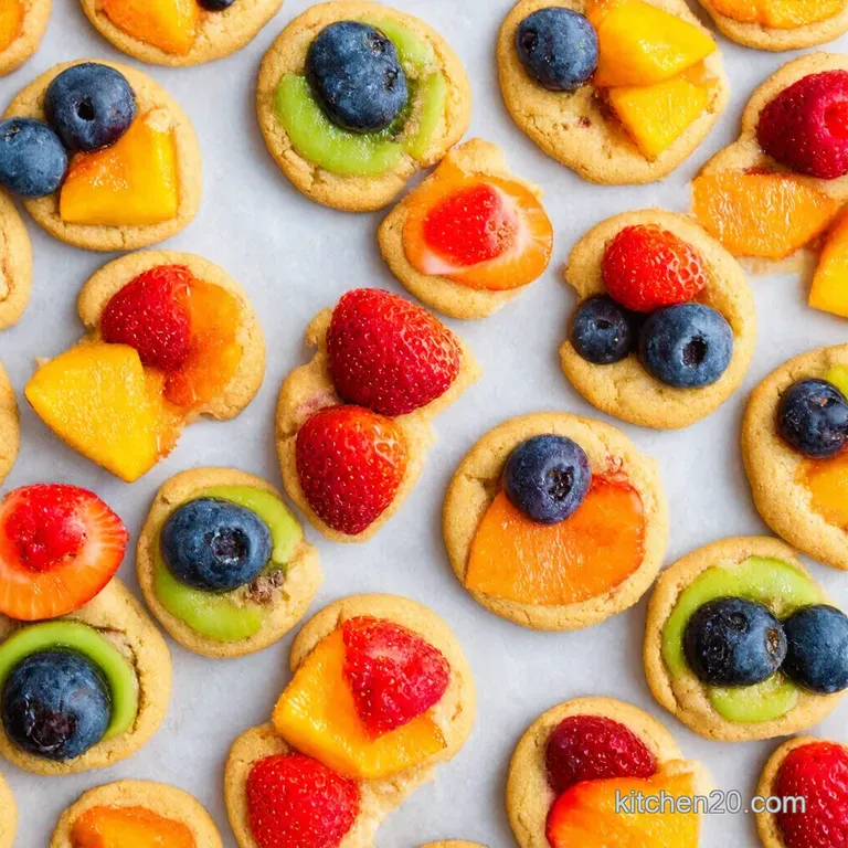 Mini Fruit Pizza Bites A Rainbow of Sweetness