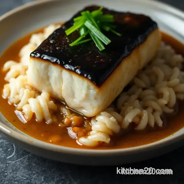 Miso-Glazed Black Cod: A Taste of Nobu presentation