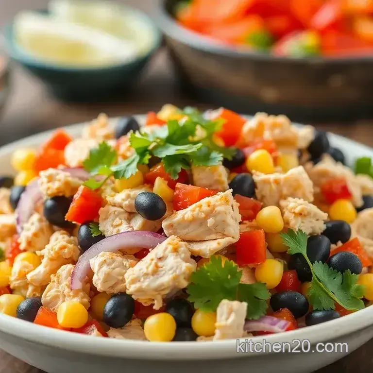 Quick and Zesty Mexican Chicken Salad