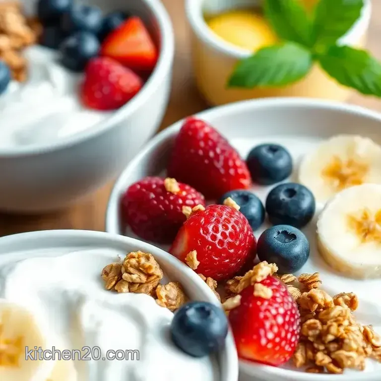 Mixing Yogurt Bowls for a Joyful Breakfast
