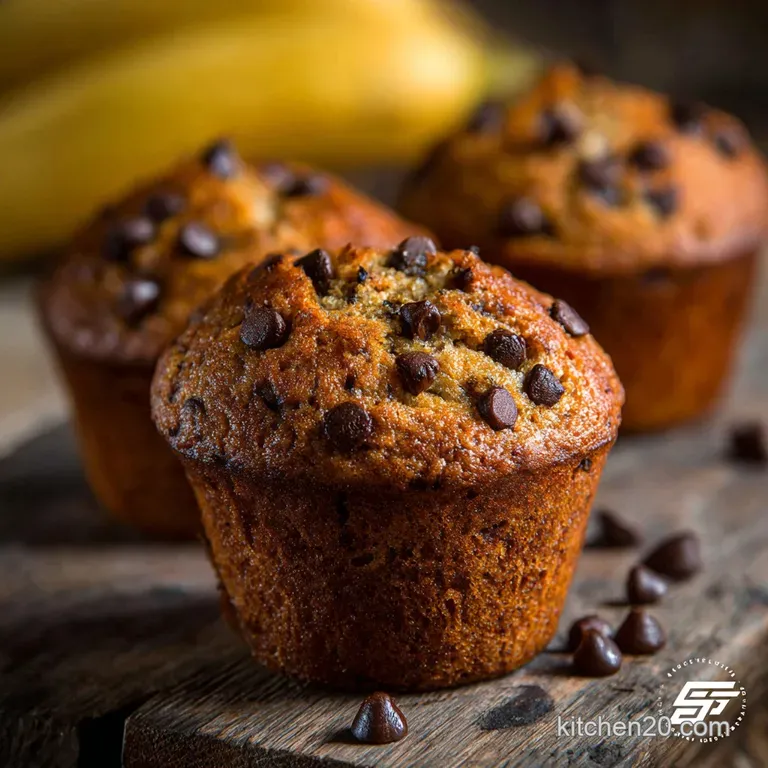 Banana Muffins with Chocolate Chips: The Ultimate Super Moist Recipe