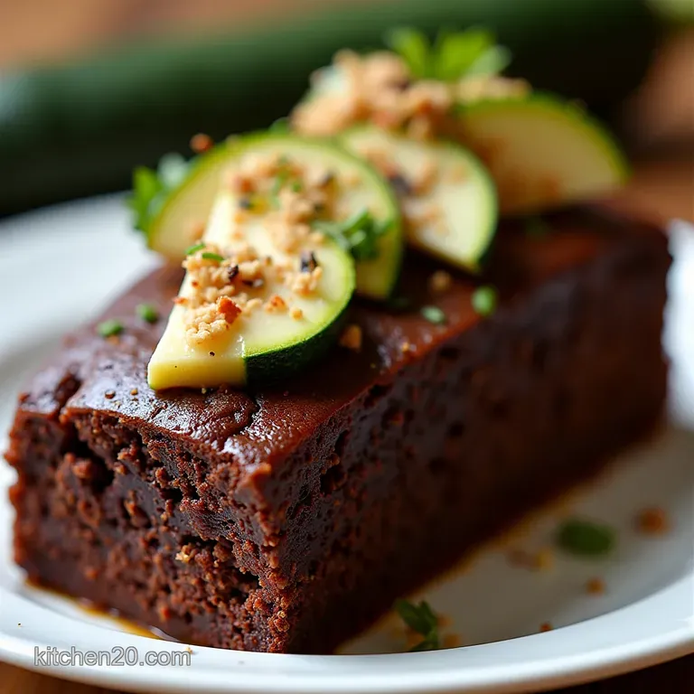 The Gardeners Decadent Secret Super Moist Chocolate Zucchini Loaf Cake