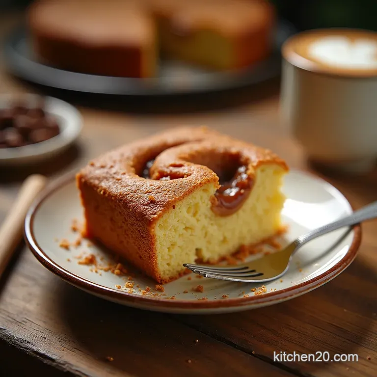 The Ultimate Sunday Morning Cinnamon Swirl Coffee Cake presentation