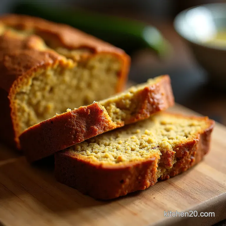 The Ultimate Moist Spiced Zucchini Bread presentation