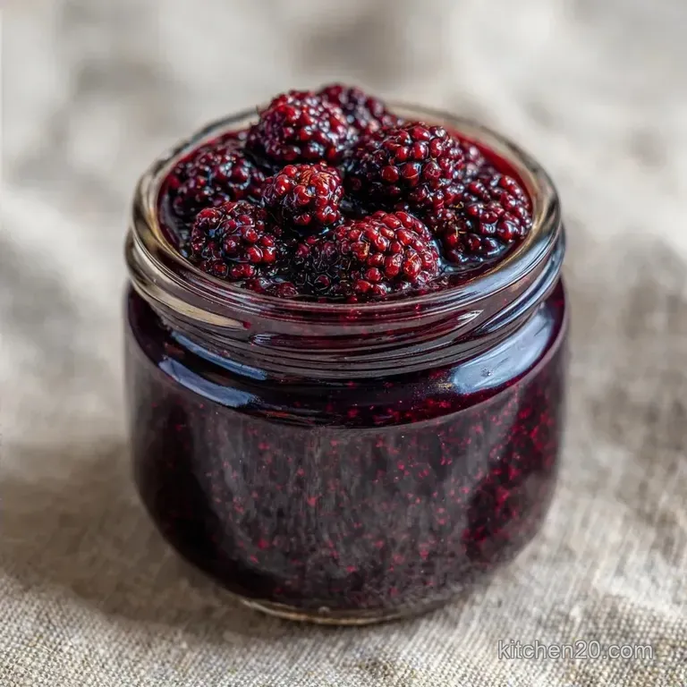 Mulberry Fruit Spread: Glossy and Rich