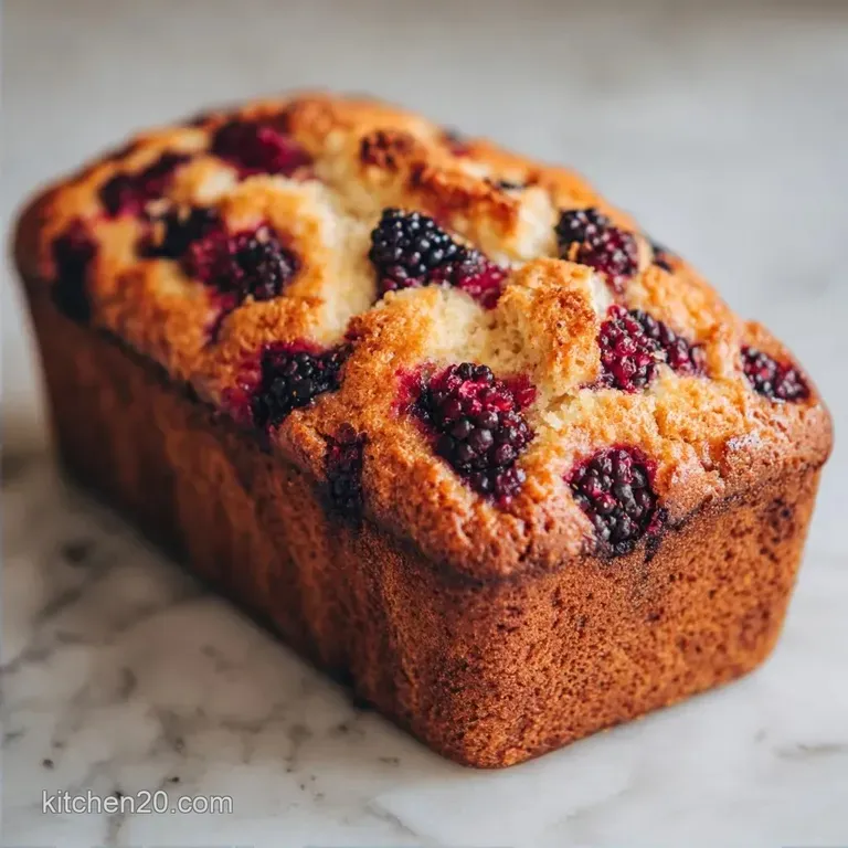 Mulberry Pound Cake: Velvety and Moist