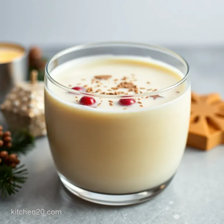 Naughty Nog: Silky Smooth Homemade Eggnog presentation