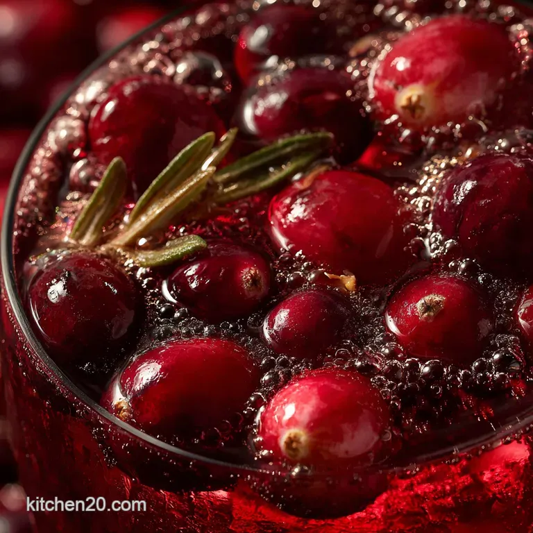 Thanksgiving Punch: the Ultimate Easy Non-Alcoholic Cranberry Sparkler presentation