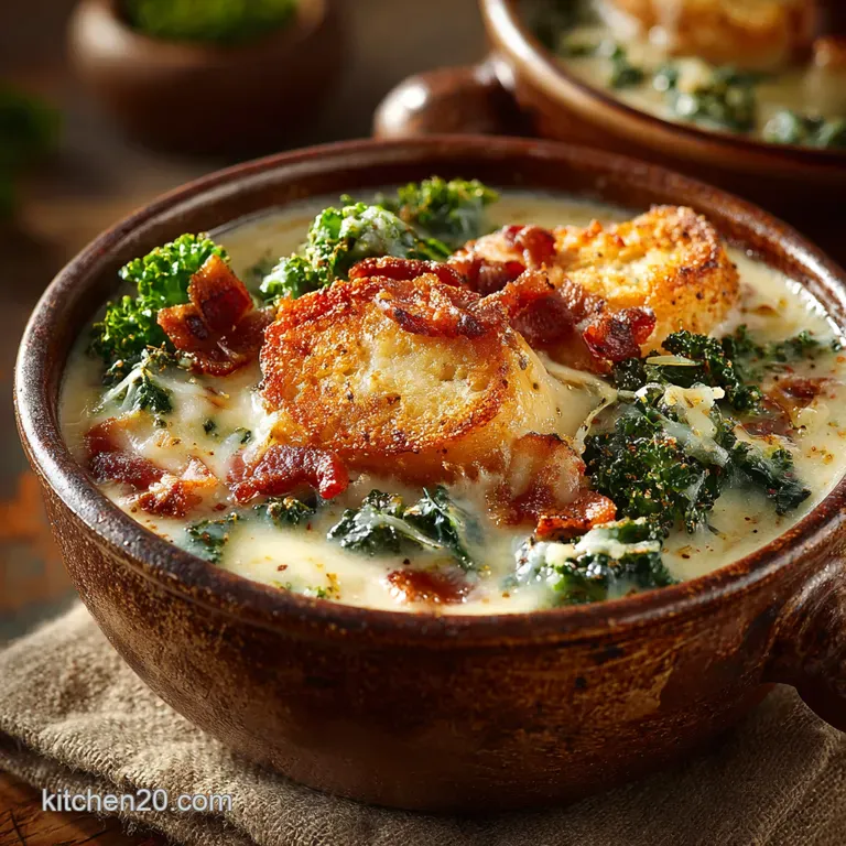 Olive Garden Zuppa Toscana Cozy Comfort Homemade presentation