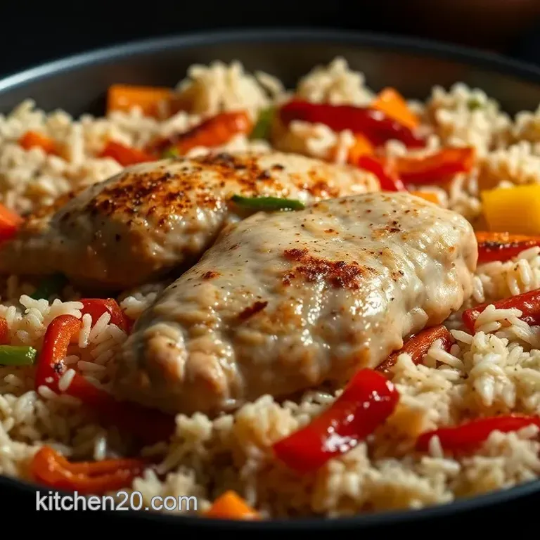 One Pan Oven Baked Chicken and Rice