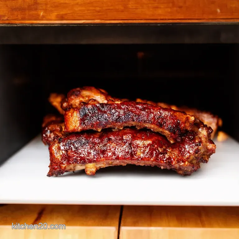 Oven Baked Bbq Ribs Falloffthebone Goodness No Grill Required presentation