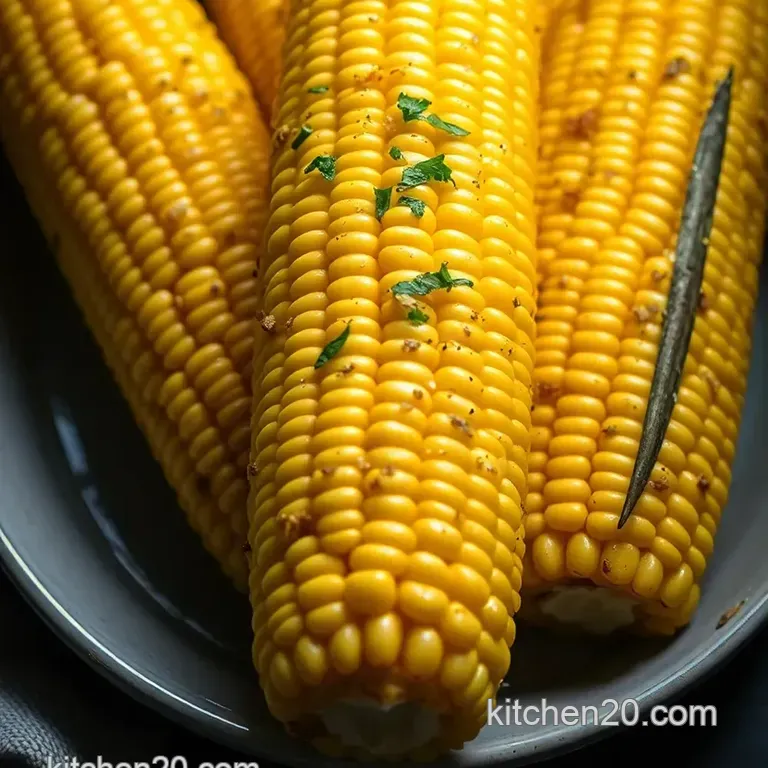 Oven-Roasted Corn on the Cob: Sweet Savory and Simple presentation