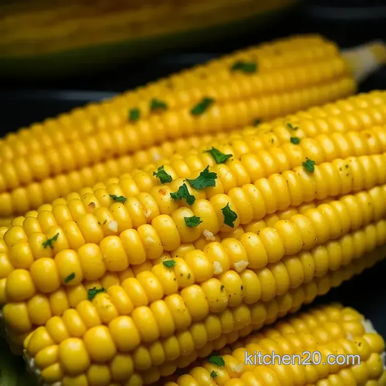 Oven-Roasted Corn on the Cob with Herb Butter