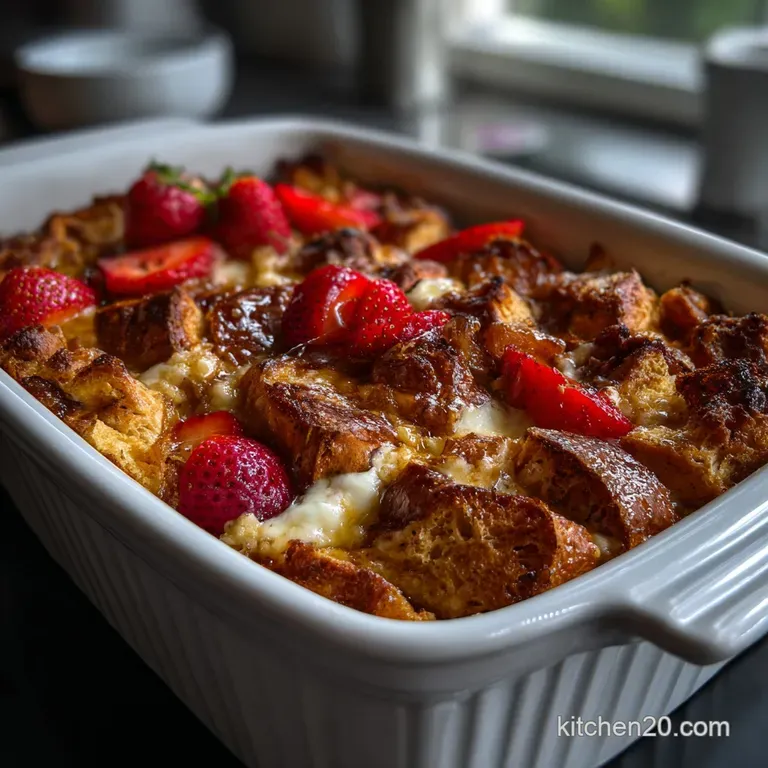 Make Ahead Overnight French Toast Casserole